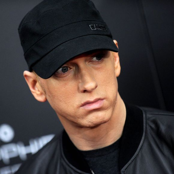 Eminem à l'avant-première du film "Southpaw" à New York. Le 20 juillet 2015.