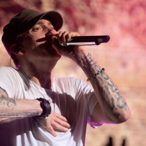 Eminem à New York. Août 2013.