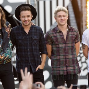 Harry Styles, Liam Payne, Niall Horan and Louis Tomlinson (One Direction) en concert pour le Good Morning America Summer Concert Series à Rumsey Playfield - Central Park, New York le 4 aout 2015
