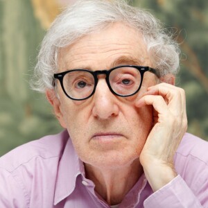 Woody Allen en conférence de presse pour le film "Irrational Man" au London Hotel à New York le 25 juillet 2015