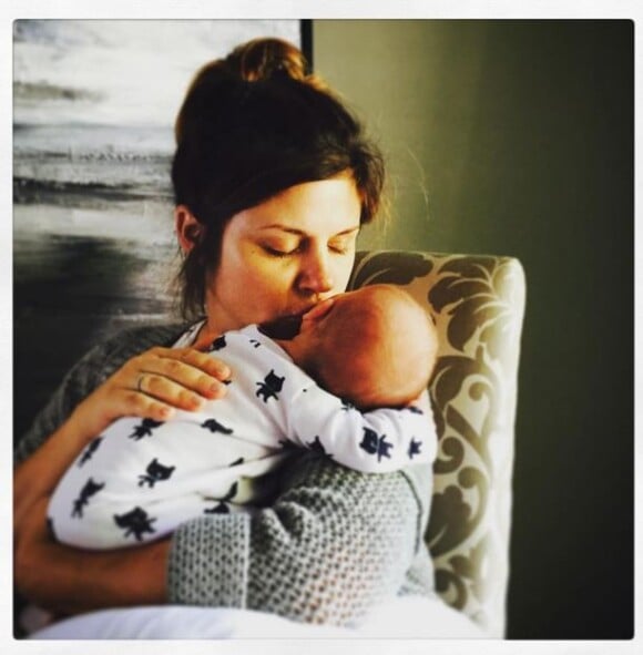 Holt, le fils de l'actrice Tiffani Thiessen et Brady Smith, exposé sur Instagram. Juillet 2015