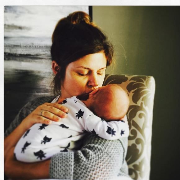 Holt, le fils de l'actrice Tiffani Thiessen et Brady Smith, exposé sur Instagram. Juillet 2015