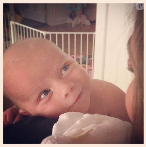 Holt, le fils de Tiffani Thiessen et Brady Smith, exposé sur Instagram. Août 2015