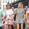 Taylor Swift, Gigi Hadid et Martha Hunt se promènent à New York le 30 mai 2015.