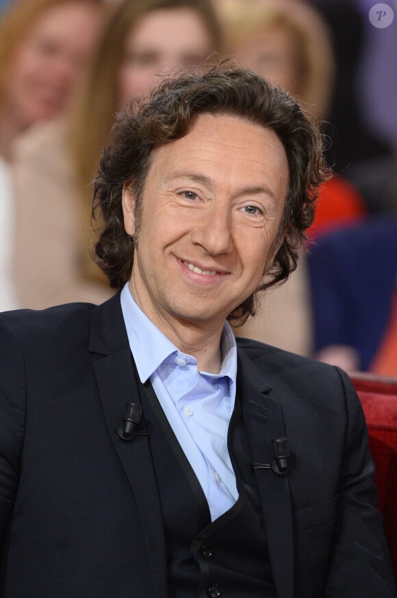 Stéphane Bern - Enregistrement de l'émission "Vivement Dimanche" à Paris le 18 Fevrier 2015.