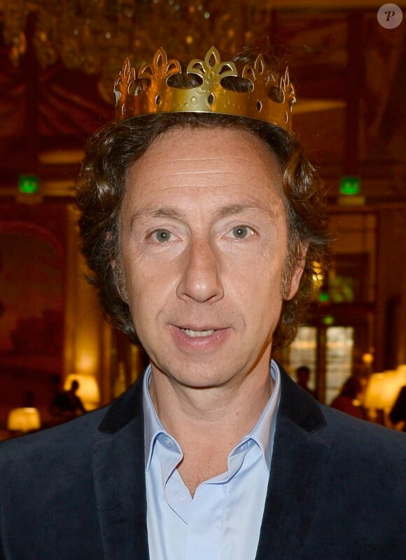 Stéphane Bern lors de la galette des reines a l'Hôtel Meurice à Paris le 11 janvier 2014.