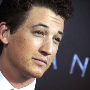 Miles Teller lors de l'avant-première du film "Les 4 Fantastiques" (The Fantastic Four) à New York, le 4 août 2015.