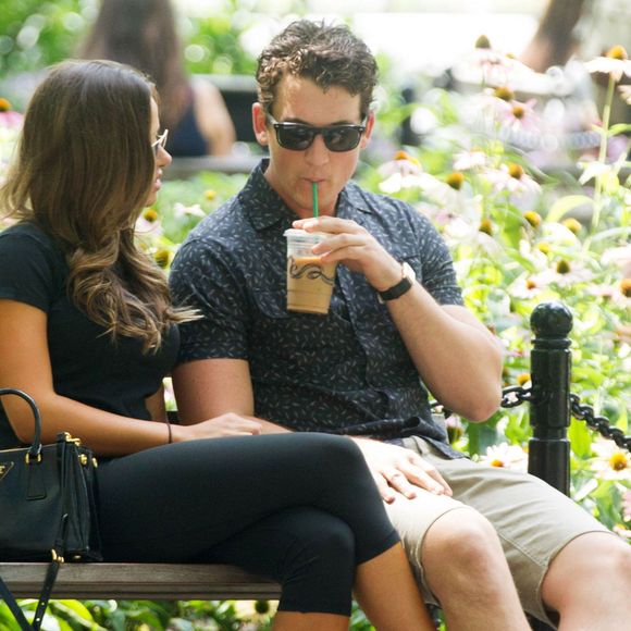 Miles Teller et sa girlfriend à New York le 5 août 2015
