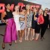 Keke Palmer, Emma Roberts, Lea Michele, Skyler Samuels, Abigail Breslin, Billie Lourd et Jamie Lee Curtis au Comic-Con International à San Diego, le 11 juillet 2015.