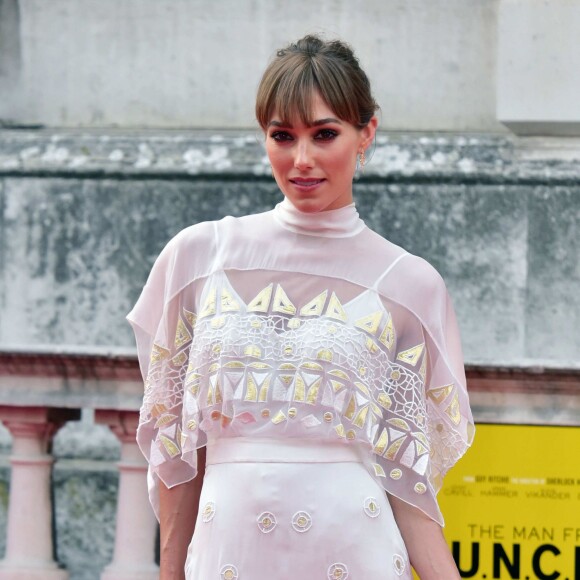 Jacqui Ainsley à la première de 'The Man From U.N.C.L.E' à Londres, le 7 août 2015.