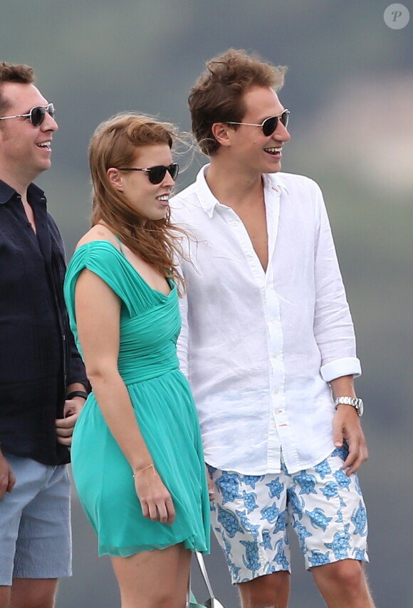 Beatrice d'York et Dave Clark en juillet 2012 à Saint-Tropez