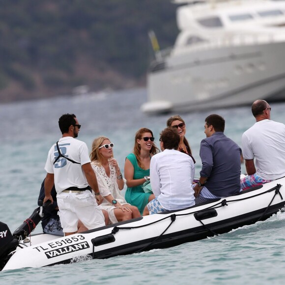 Beatrice d'York et Dave Clark en juillet 2012 à Saint-Tropez