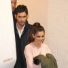 Cheryl Fernandez-Versini et son mari Jean-Bernard - People à la sortie des studios de l'émission "X-Factor" à l'issue de la demi-finale. Le 7 décembre 2014 