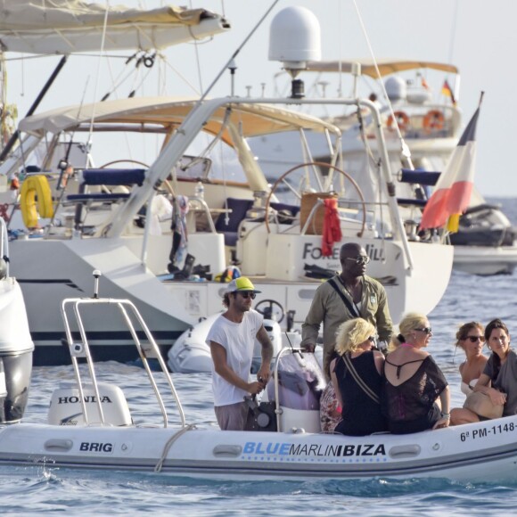 Le chanteur Seal est en vacances à Ibiza, le 3 août 2015. 