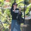 Exclusif - La chanteuse et mannequin australienne Erica Packer va déjeuner avec l'ancien boss du centre des célébrités de la Scientologie, Tommy Davis à Los Angeles le 4 mars 2015.