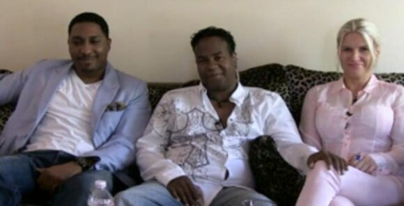 Marvin Gaye III (au centre) en interview pour TMZ en 2013
