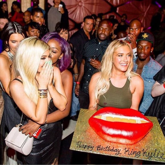 Kylie Jenner fête ses 18 ans au Bootsy Bellows à Los Angeles. Le 10 août 2015.