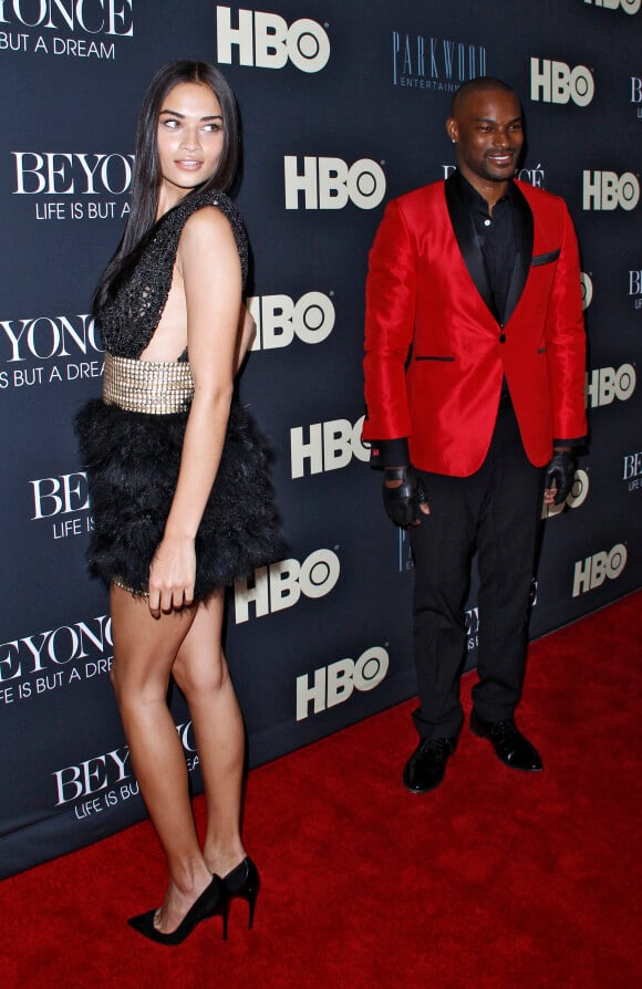 Shanina Shaik et Tyson Beckford à New York. Février 2013.