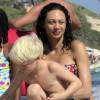 Exclusif - -Lilly Becker et son fils Amadeus en vacances à Ibiza en Espagne le 26 juillet 2015.