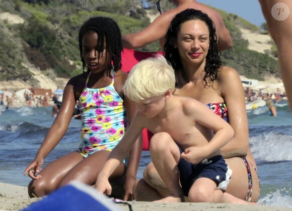 Exclusif - -Lilly Becker et son fils Amadeus en vacances à Ibiza en Espagne le 26 juillet 2015.
