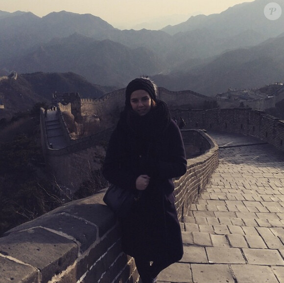 Pauline Ducruet, photo Instagram de son séjour en Chine début 2015