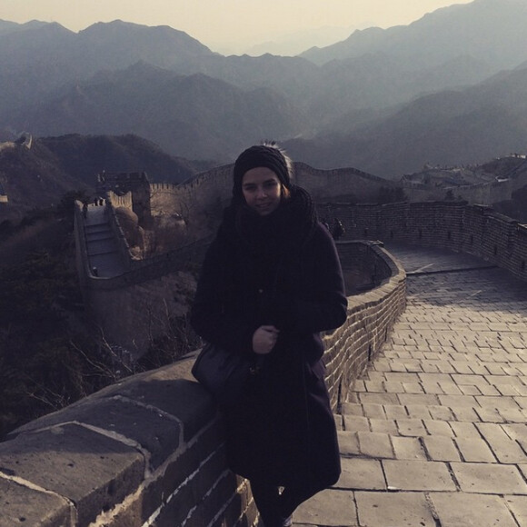 Pauline Ducruet, photo Instagram de son séjour en Chine début 2015