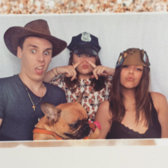 Pauline Ducruet avec son frère Louis et leur soeur Camille en plein délire, photo Instagram été 2015