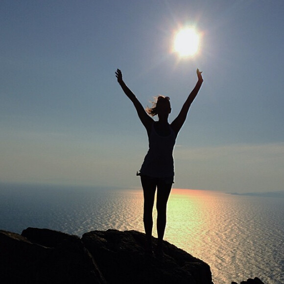 Pauline Ducruet à Mykonos lors de l'été 2014, photo Instagram