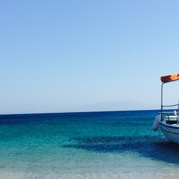 Pauline Ducruet à Mykonos lors de l'été 2014, photo Instagram