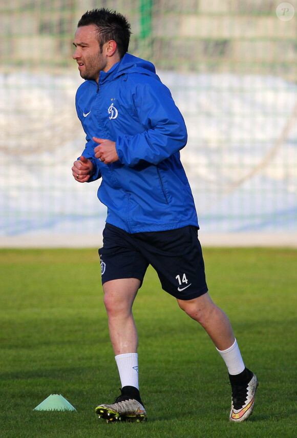 Le footballeur français Mathieu Valbuena, milieu de terrain du Dynamo de Moscou