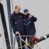 Zara Phillips et Mike Tindall ont participé une nouvelle fois à la régate caritative Artemis Challenge à bord de l'Artemis Ocean Racing le 13 août 2015 lors de la Semaine de Cowes (Aberdeen Asset Management Cowes Week) au large de l'île de Wight.