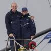 Zara Phillips et Mike Tindall ont participé une nouvelle fois à la régate caritative Artemis Challenge à bord de l'Artemis Ocean Racing le 13 août 2015 lors de la Semaine de Cowes (Aberdeen Asset Management Cowes Week) au large de l'île de Wight.