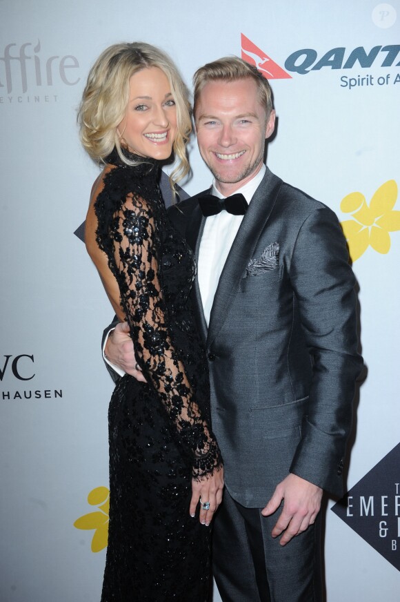 Ronan Keating, Storm Uechtritz - Soiree "Emeralds and Ivy Ball" a Sydney. Le 27 septembre 2013 