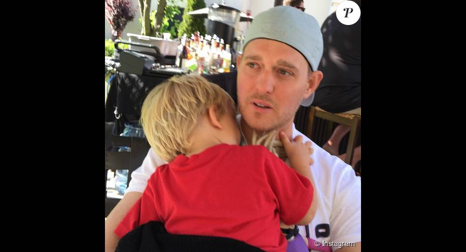 Michael Bublé et son fils Noah / photo postée sur le compte Instagram