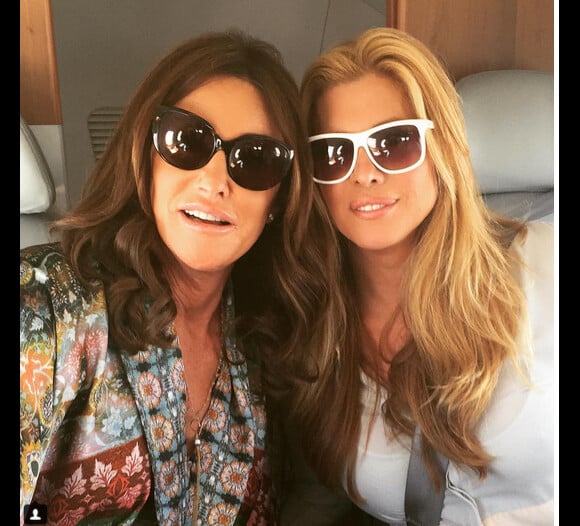 Candis Cayne et Caitlyn Jenner / photo postée sur le compte Instagram de l'actrice américaine.