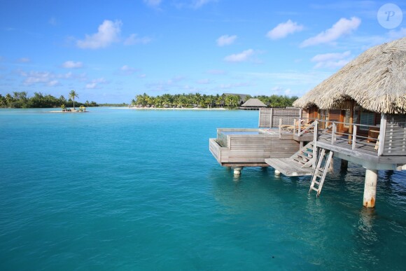 Exclusif - Illustrations de Bora Bora (et de son très célèbre resort le Four Seasons), île où Jennifer Aniston et Justin Theroux, récemment mariés, sont supposés passer leur lune de miel, le 6 août 2015. 