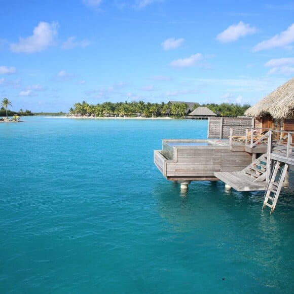 Exclusif - Illustrations de Bora Bora (et de son très célèbre resort le Four Seasons), île où Jennifer Aniston et Justin Theroux, récemment mariés, sont supposés passer leur lune de miel, le 6 août 2015. 