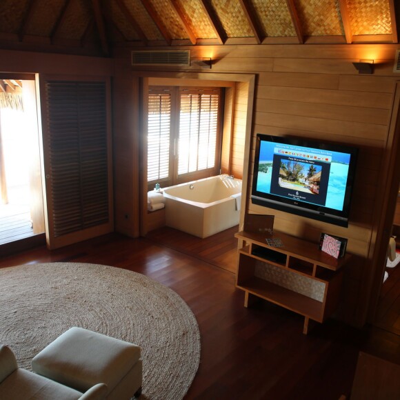 Exclusif - Illustrations de Bora Bora (et de son très célèbre resort le Four Seasons), île où Jennifer Aniston et Justin Theroux, récemment mariés, sont supposés passer leur lune de miel, le 6 août 2015. 