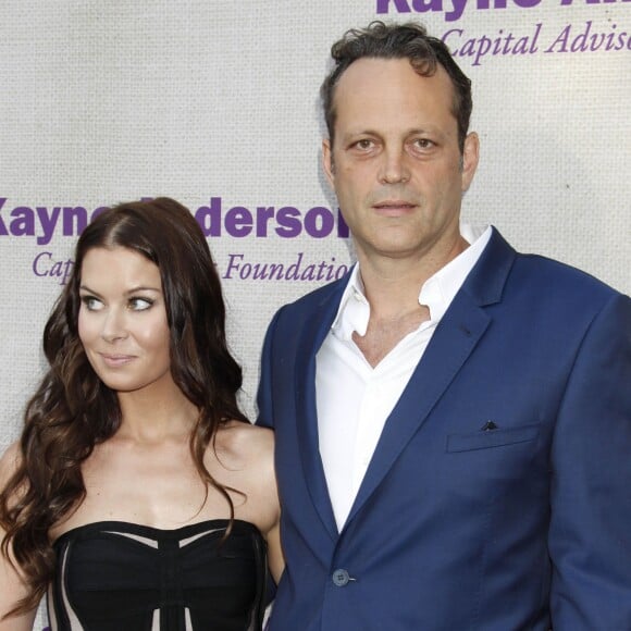 Vince Vaughn et sa femme Kyla Weber à la 14ème soirée annuelle « Chrysalis Butterfly Ball » à Los Angeles, le 7 juin 2015 