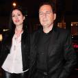Eric Besson et son ex-femme Yasmine Tordjman - Concert de Carla Bruni à l'Olympia à Paris, le 11 mars 2014.