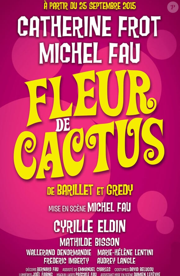 Fleur de cactus, au Théâtre Antoine à partir du 25 septembre 2015.