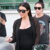 Kim Kardashian, enceinte, s'est rendue chez son médecin pour un check-up. Beverly Hills, le 25 août 2015.