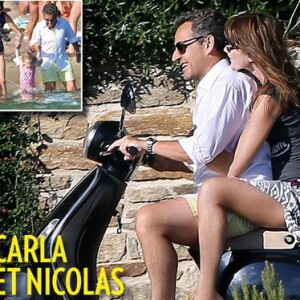 Carla et Nicolas Sarkozy, deux amoureux en vacances. Découvrez la couverture du numéro 3401 de Paris Match, en kiosques le 24 juillet 2014. 