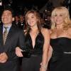 Diego Maradona, son ex-femme Claudia et leurs filles Dalma et Giannina à Cannes, le 20 mai 2008. 