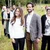 Le prince Carl Philip de Suède et sa femme la princesse Sofia (Sofia Hellqvist) visitent le manoir de Marbacka dans la commune de Sunne lors de leur visite officielle dans le duché de Värmland, le 26 août 2015. Le manoir de Marbacka est célèbre pour avoir été l'habitation de Selma Lagerlof, célèbre écrivaine suédoise.26/08/2015 - Värmland