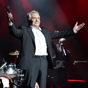 Michel Sardou en concert a l'Olympia a Paris le 7 juin 2013.