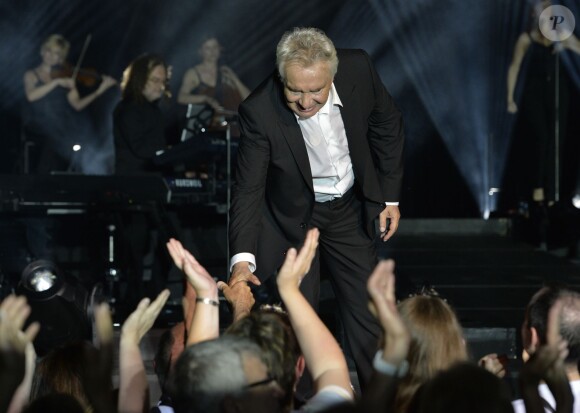 Michel Sardou en concert a l'Olympia a Paris le 7 juin 2013.