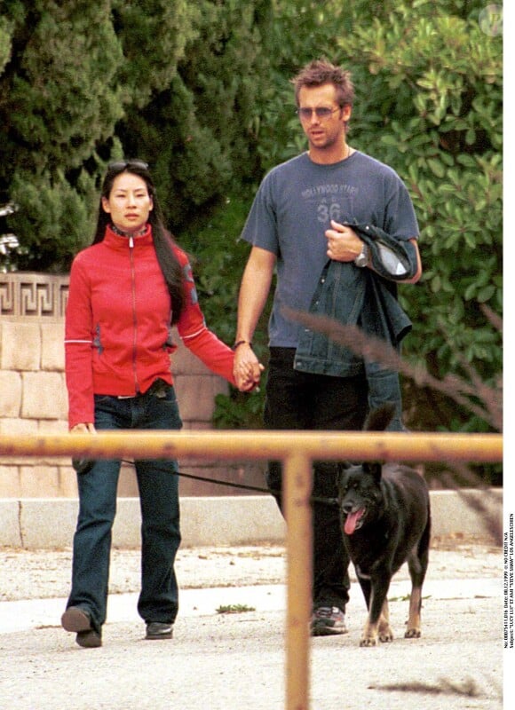 Lucy Liu et Steve Shaw à Los Angeles en 1999