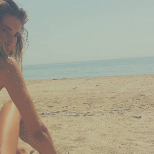 Alexandra Rosenfeld profite de vacances dans le sud de la France. Juillet-août 2015.