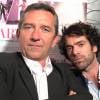 Pascal Chaumeil et Romain Duris à Londres en juin 2010 pour présenter L'Arnacoeur. Le cinéaste français a succombé le 27 août 2015 à un cancer, à l'âge de 54 ans.